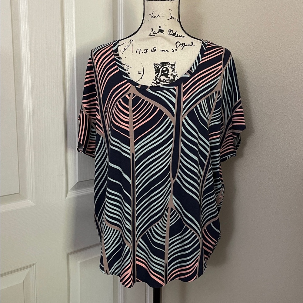 NWOT Manuhealii Kaimalino Top Leihilu Navy Blue XS